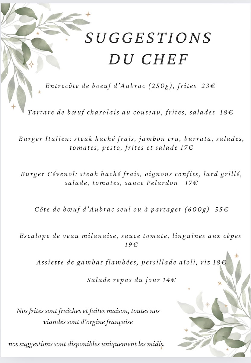 Menu Le Troquet-1